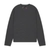 Derschutze "Blossom" Waffle Manches longues en gris anthracite