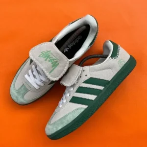 Adidas Samba x Stüssy "White Green"