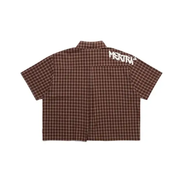 Chemise “Plaid” Marron de Metra