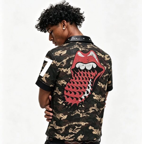 Polo shirt camo Never Defined
