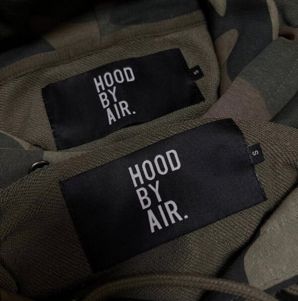 Hood by Air (HBA) camo short sleeve hoodie