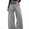 Joggers oversized Gris deux tons