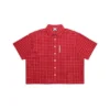 Chemise “Plaid” Rouge de Metra