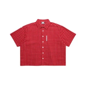 Chemise “Plaid” Rouge de Metra