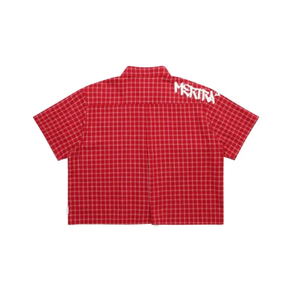 Chemise “Plaid” Rouge de Metra