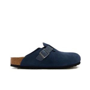 Birkenstock Boston Mixed Leather « New Navy »