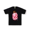 A Bathing Ape ABC Camo Milo on Big Ape Tee noir