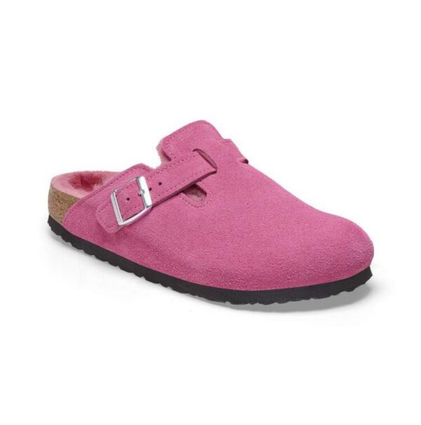 Birkenstock Boston Shearling « Fuchsia Tulip »