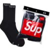 2 Paires de Chaussette Supreme x Hanes