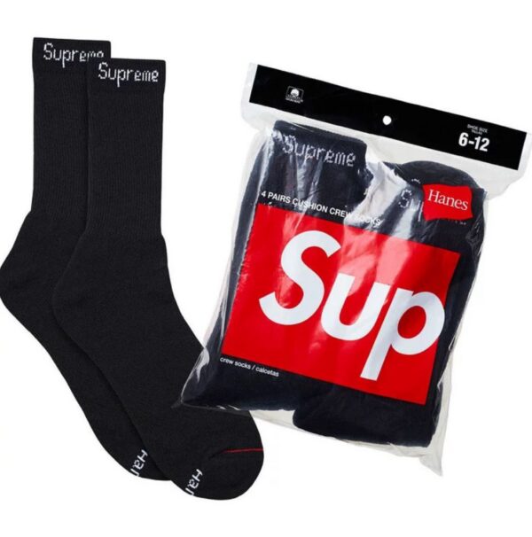 2 Paires de Chaussette Supreme x Hanes